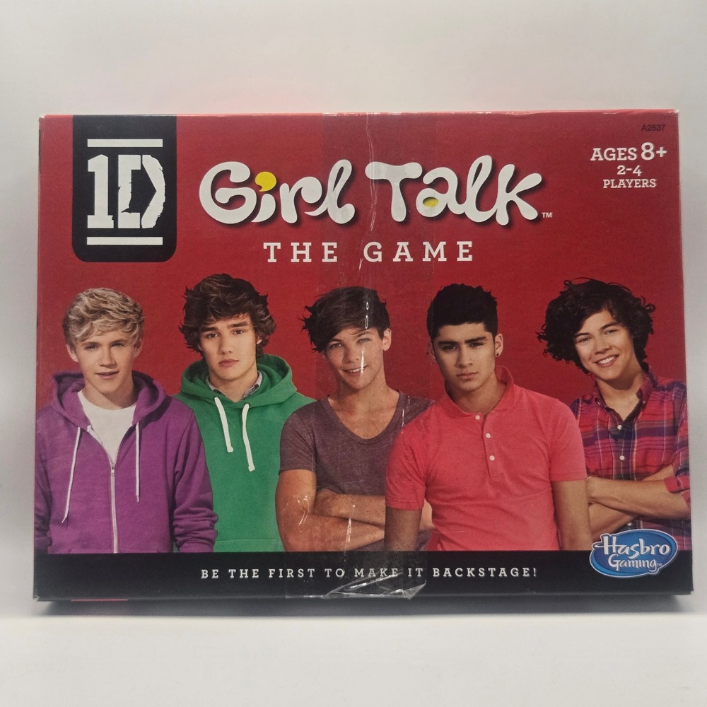 One Direction Girl Talk Board Game Hasbro 2012 1D Complete Trivia Dares